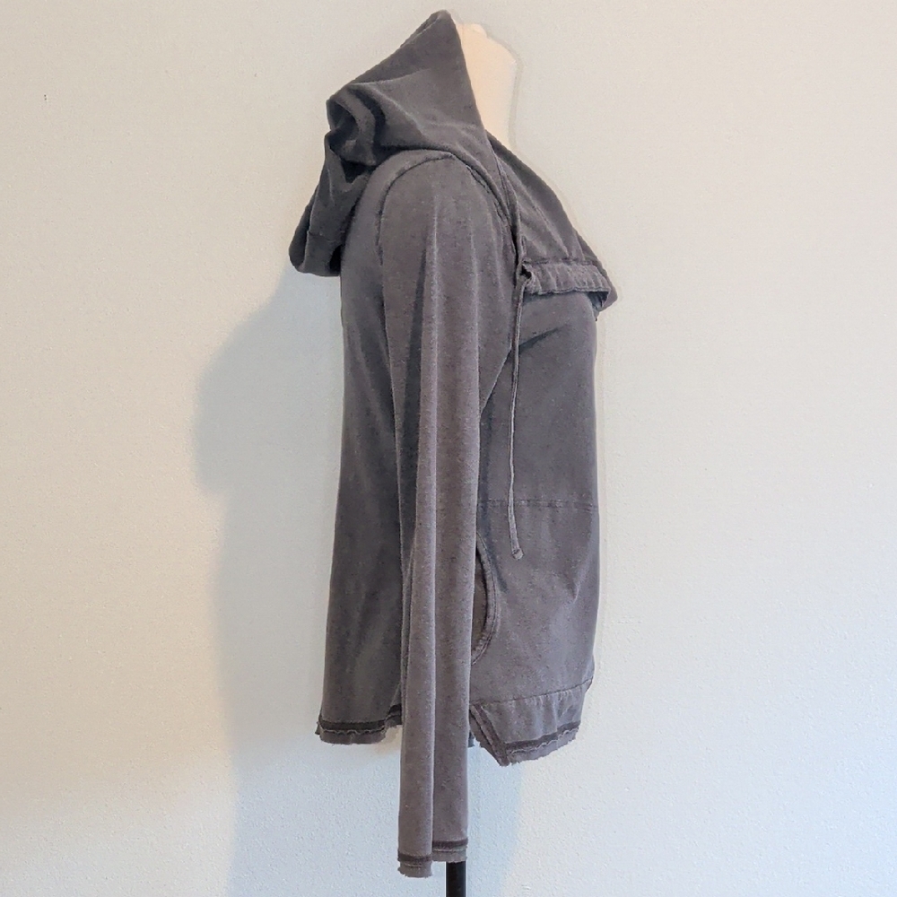 PrAna Hooded Zip Jacket in Gray - Picture 8 of 10